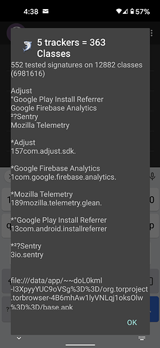 Mozilla Trackers