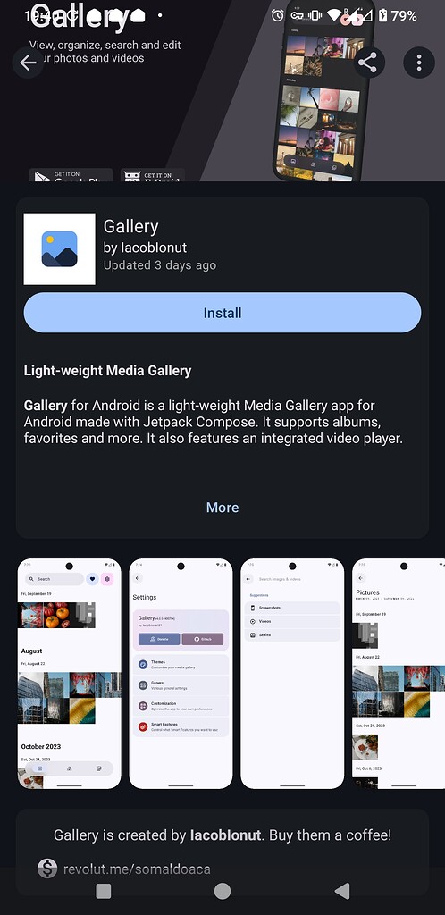 Simple Gallery forces you to accept Notifications - Apps - F-Droid Forum